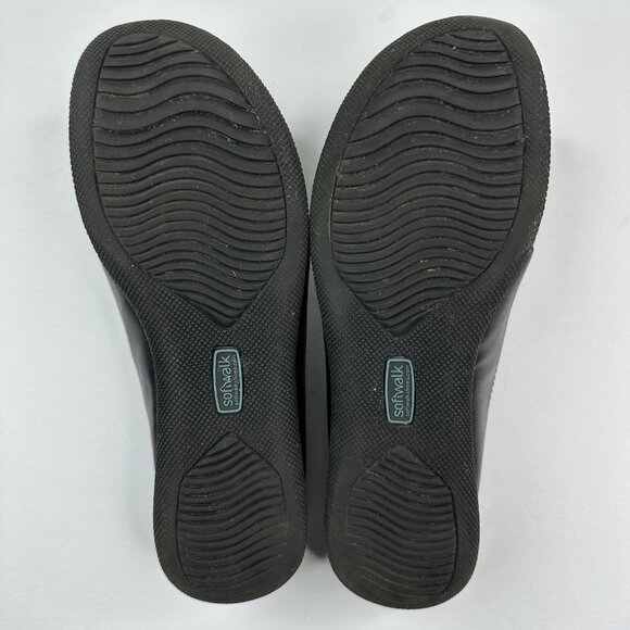 Softwalk Women's Black San Marcos Woven Circle Print Clog Mules US 8 - Picture 10 of 15